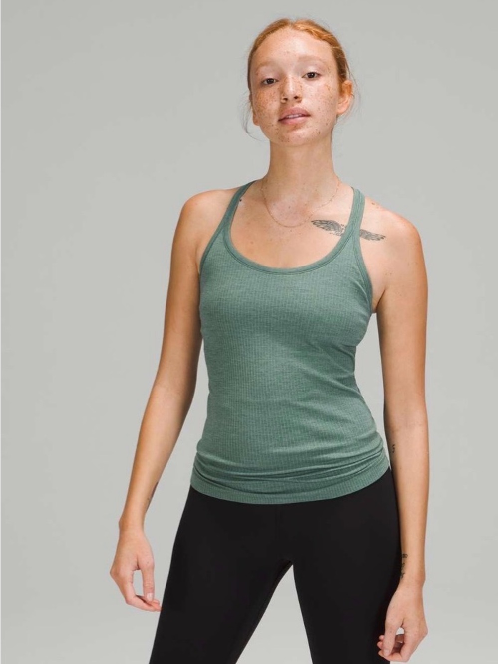 Lululemon Ebb To Street Tank *Light Support For B/C Cup Tidewater Teal
